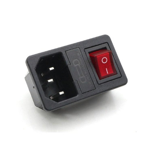 10 PCS AC-01 Three Pins Power Socket with Safety Switch Socket
