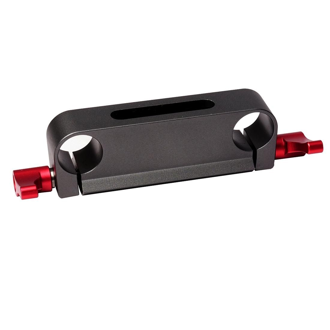 WARAXE 1501 Dual Railblock Connector Support Bracket for 15mm Rail Rod Support System (Grey)