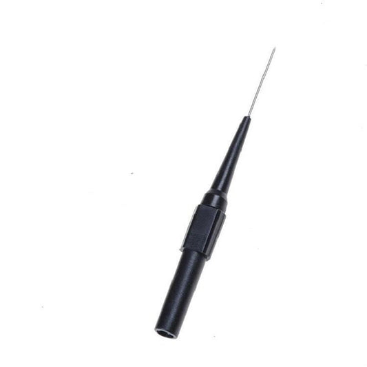 30V Multimeter Test Pen Test Probe Long and Thin Tip Probe Banana Jack Pin Auto Car Repair Accessories Tool (Black)