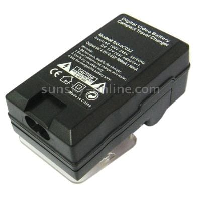 Universal Charger with EU plug for All Digital Camera Batteries (Black)