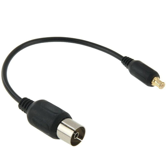 DVB-T TV Turner to RF TV Antenna Coaxial Cable Adapter (Black)