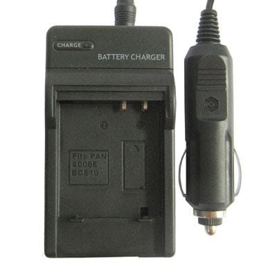 Digital Camera Battery Charger for Panasonic DMW BCE10E/S008E/S26 (Black)