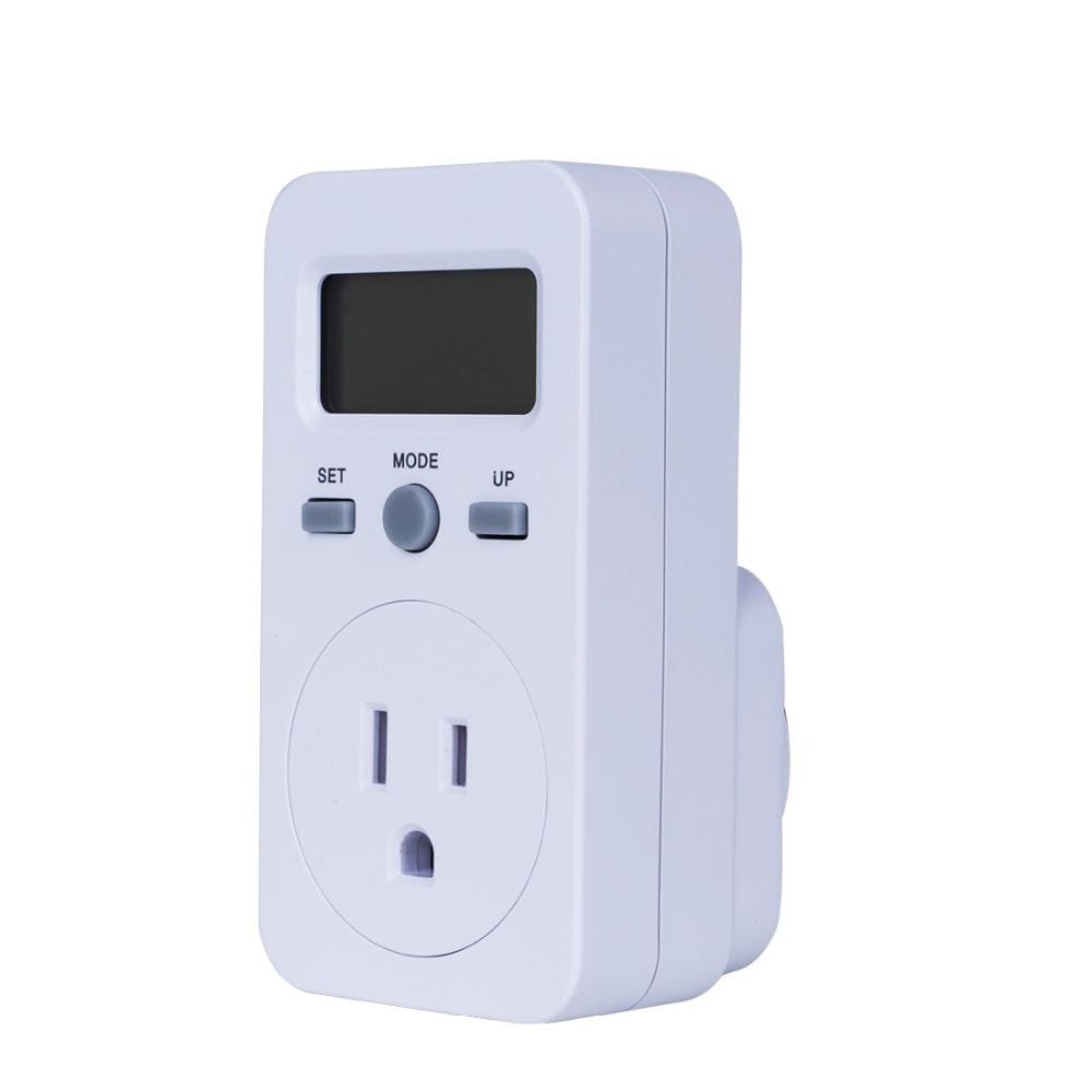 Digital Power Meter Socket Plug Energy Meter Current Voltage Watt Elec ...