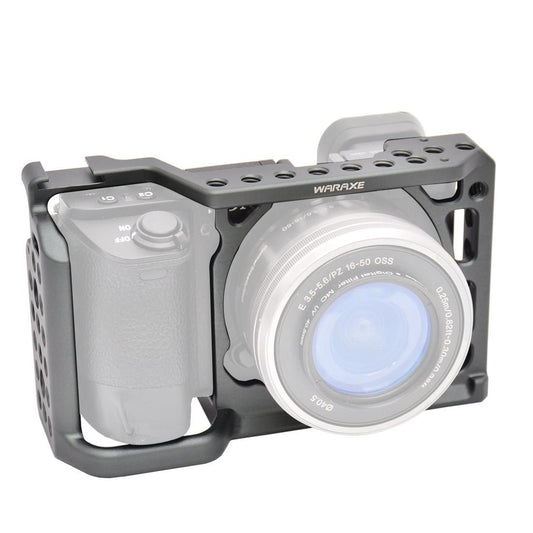 WARAXE 2620 Camera Video Cage Stabilizer for Sony A6500 / A6300 / A6000 (Grey)