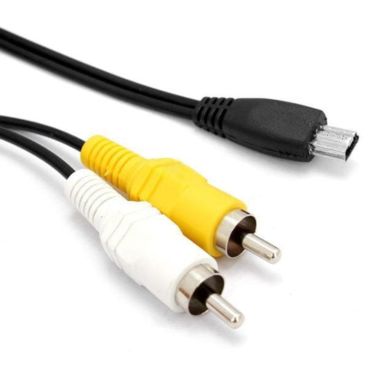 Digital Camera AV Cable for CANON IXUS105IS/ IXUS110IS/IXUS200IS/IXUS210/SD980/SD/1400/SD3500 (Black)