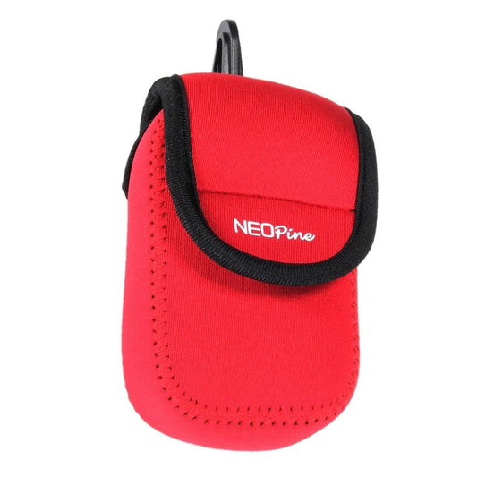 NEOpine Neoprene Camera Bag for Canon G9X, Size: 8.0*4.0*12.5cm (Red)