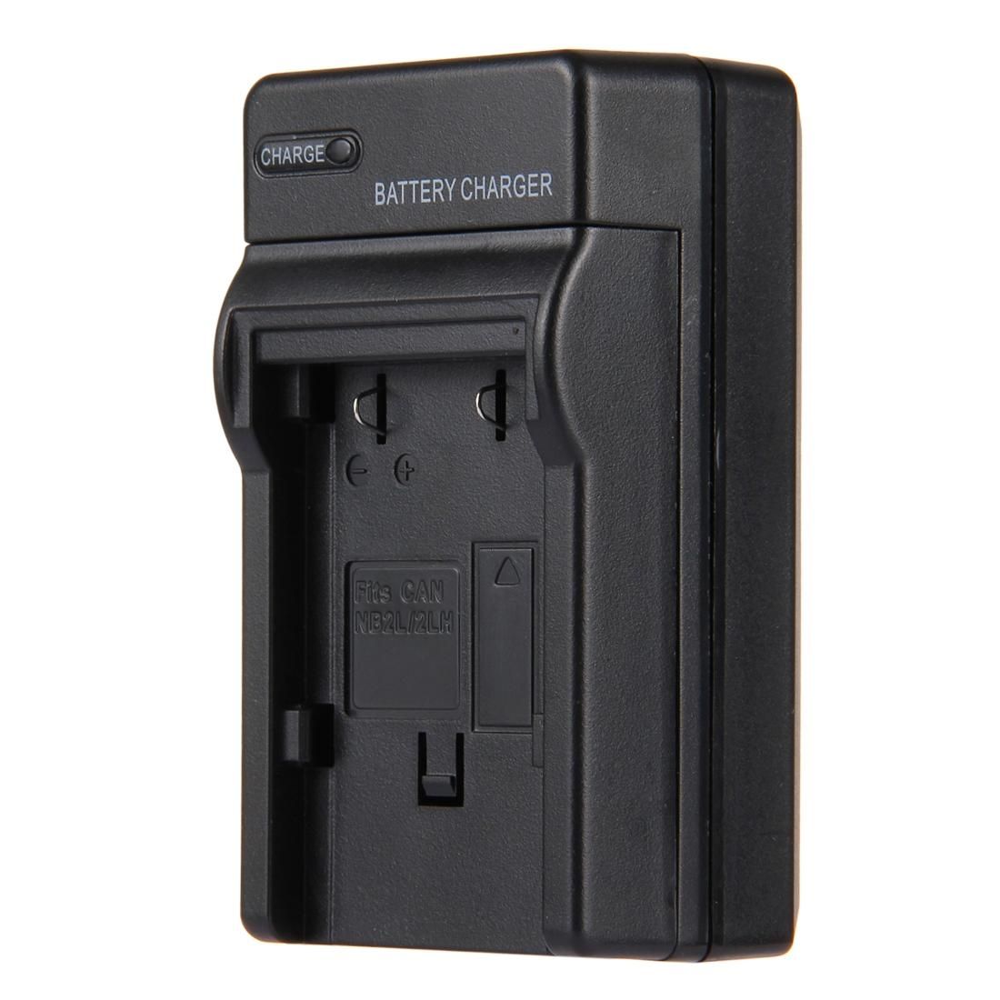 2 in 1 Digital Camera Battery Charger for CANON NB2L/ 2LH/ 2LH12/ 14 (Black)