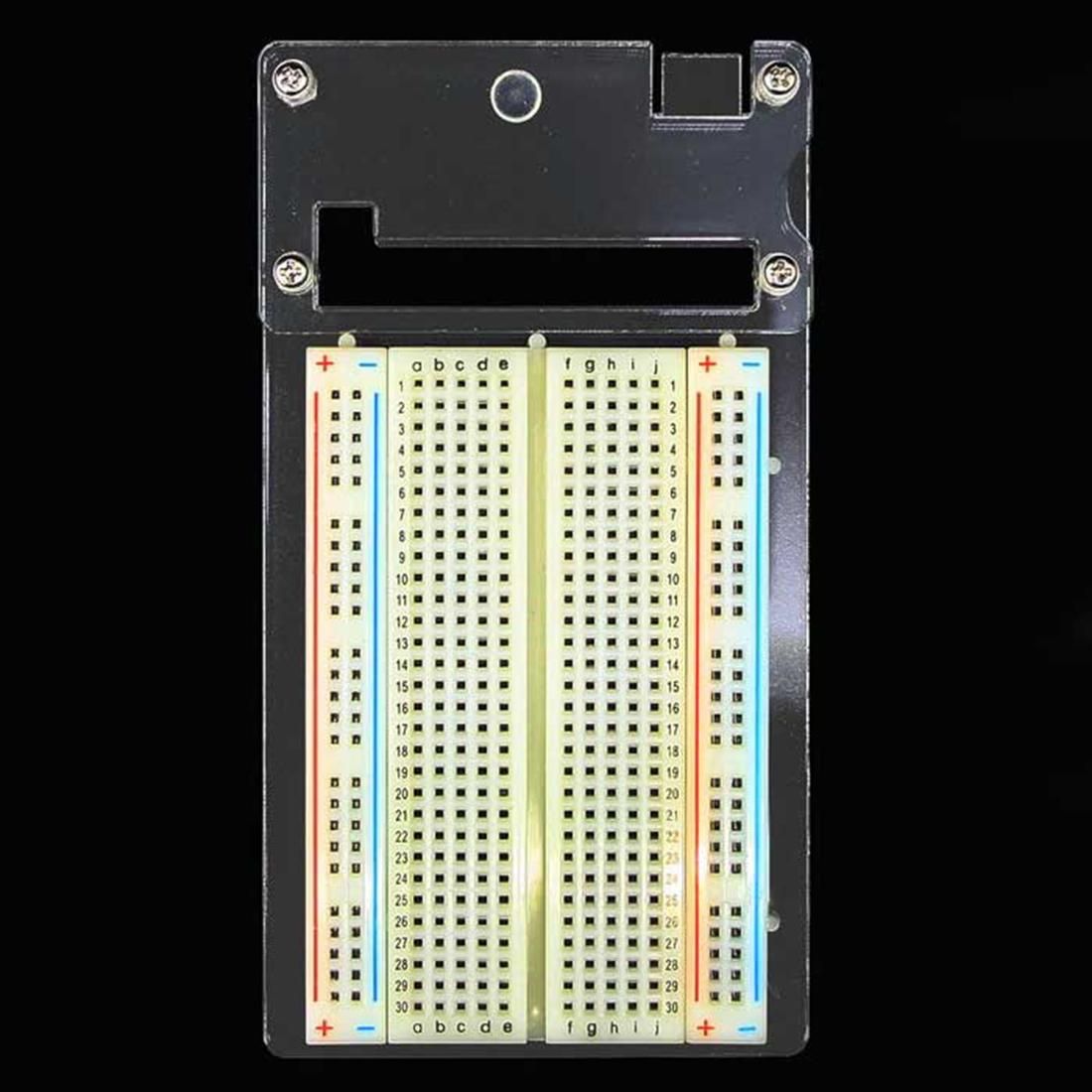LDTR - PJ010 Experimental Platform for Raspberry Pi Zero w / Breadboard (Transparent)