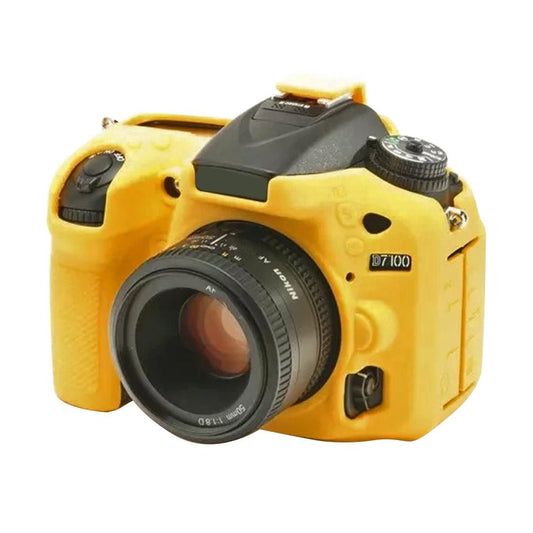PULUZ Soft Silicone Protective Case for Nikon D7200 /D7100 (Yellow)