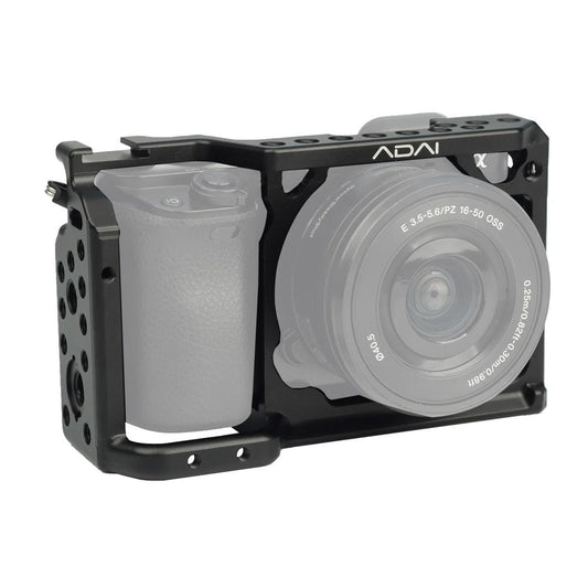 ADAI Camera Video Aluminum Alloy Cage Stabilizer for Sony A6300 / A6500 / A6400 / A6000 / A5000 (Black)