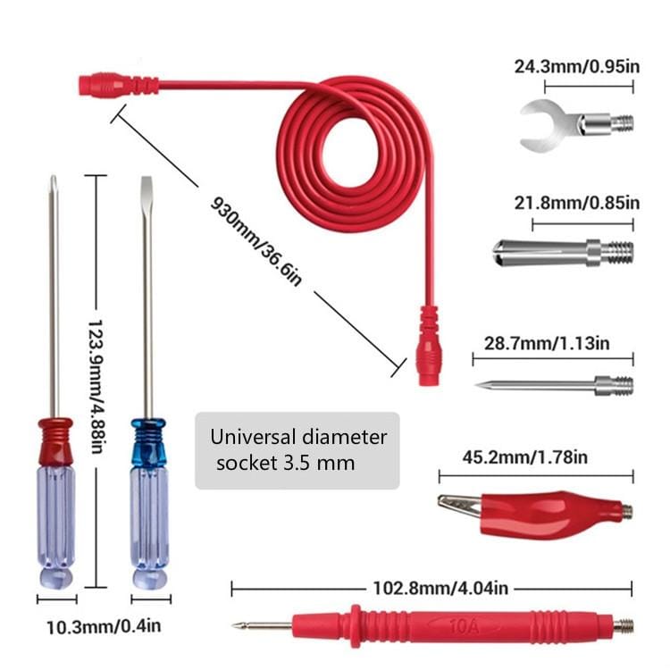 ANENG PT1020+ Multimeter Table Pen Multifunctional Interchangeable Needle Table Pen Electronic Repair Tool Kits