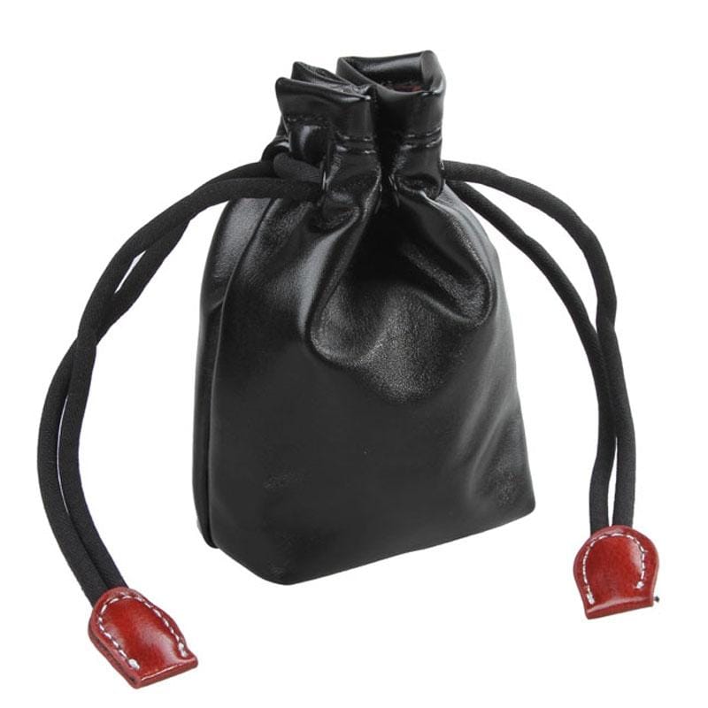 Soft PU Leather + Villus Storage Bag with Stay Cord for Camera Lens, Size: 70mm x 60mm x 130mm (Style4)