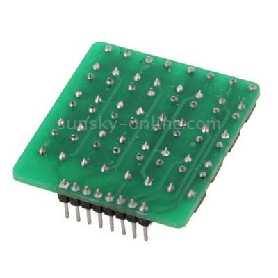 2 PCS High Quality 4 x 4 Matrix Array 16 Key Membrane Switch Keypad Keyboard Module (Green)