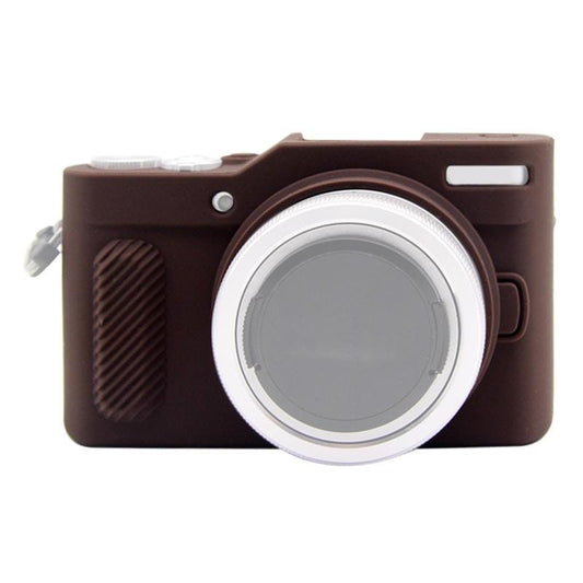 PULUZ Soft Silicone Protective Case for Panasonic Lumix GF10 (Coffee)