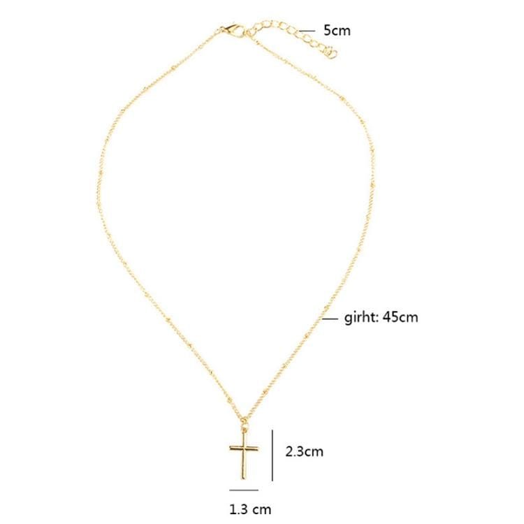 Fashion Bright Electroplating Jewelry Necklace (Gold)