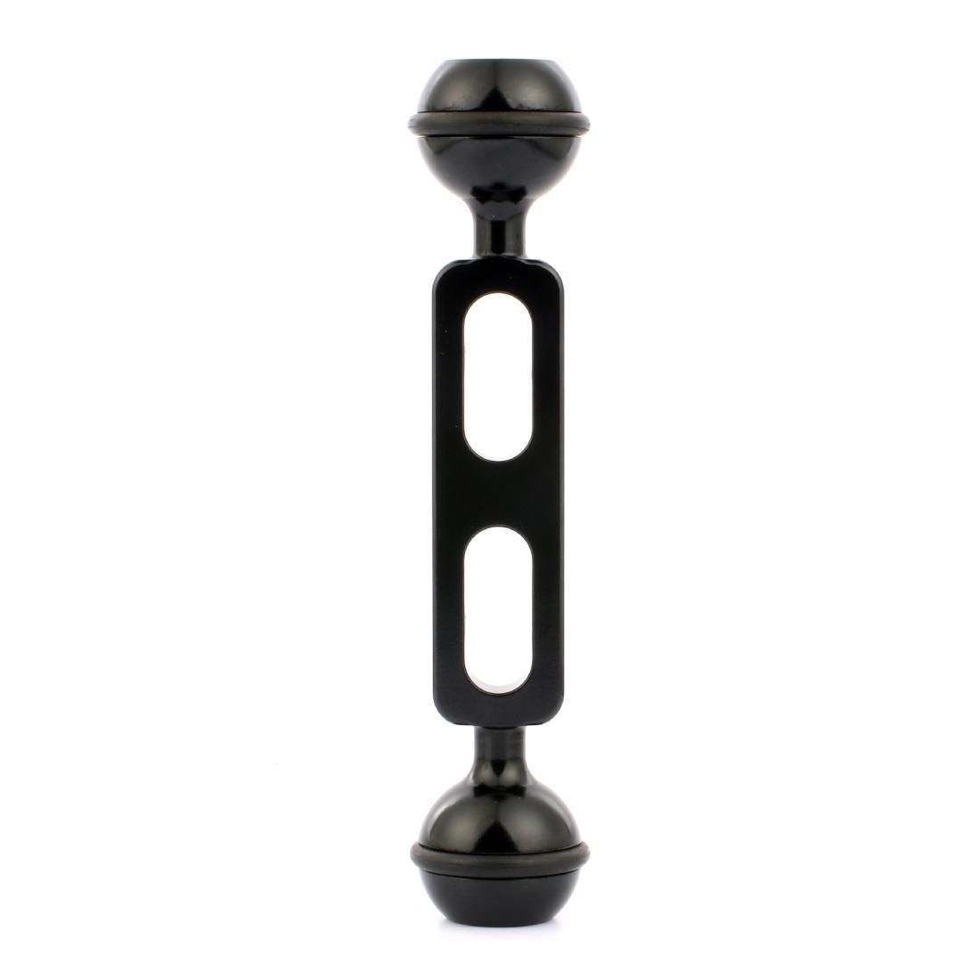 PULUZ 5.1 inch 13cm Aluminum Alloy Dual Balls Arm for Underwater Torch / Video Light, Ball Diameter: 2.54cm (Blue)