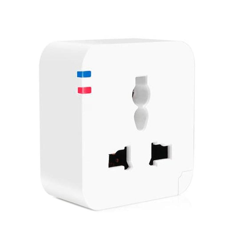 Small K WiFi Smart Power Socket with Mobile Phone Remote Control and Charging Protection Function (White)