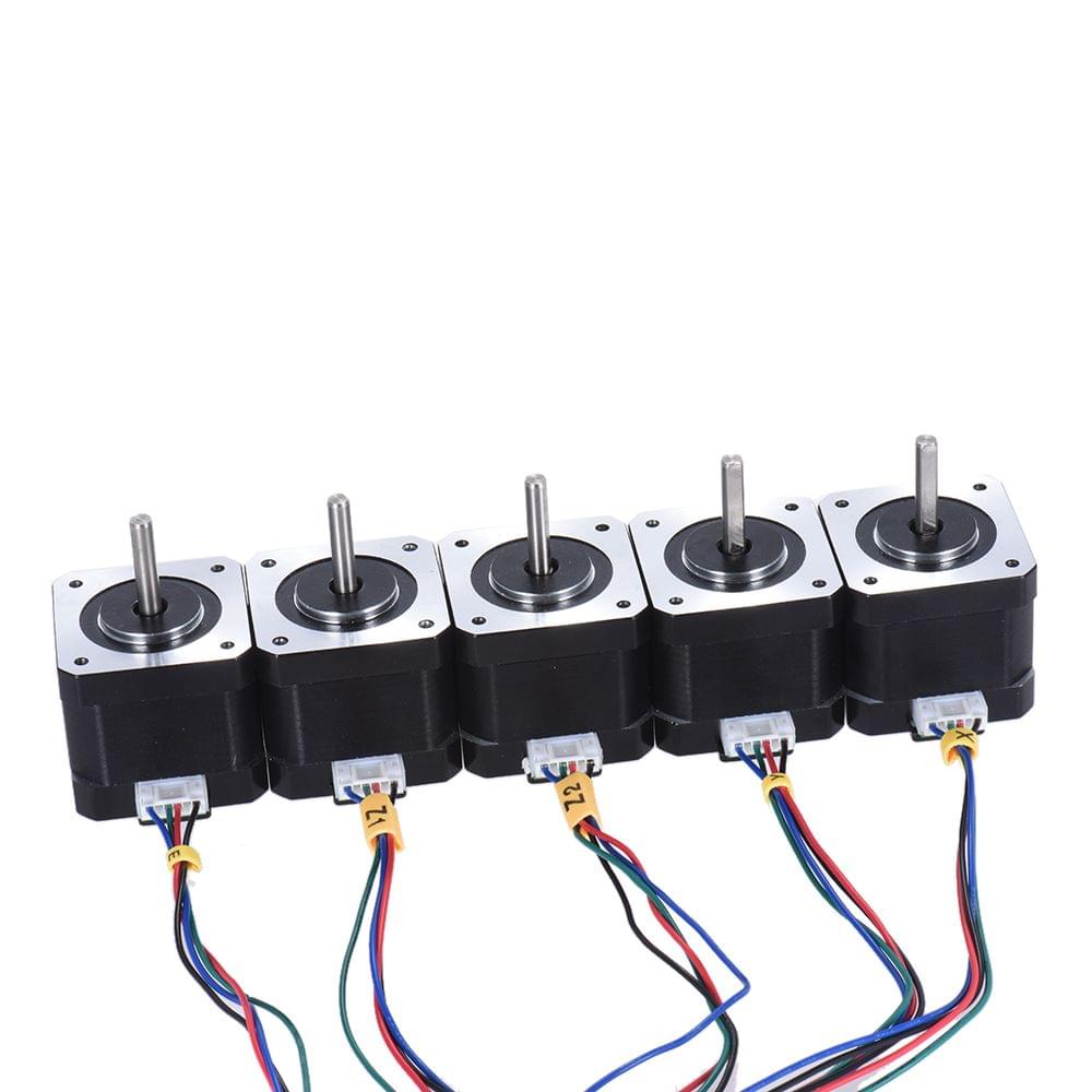 5pcs Nema 17 Stepper Stepping Motor Drive Control 2 Phase - 5pcs