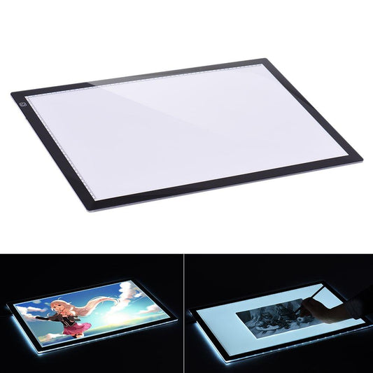 A2 60 * 40cm 26 inch LED Artist Stencil Board Tattoo Drawing - EU Plug