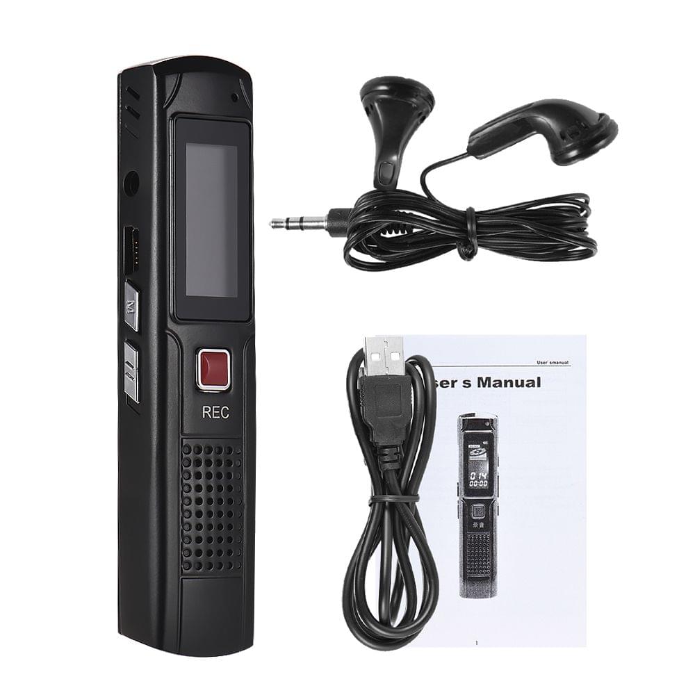 8GB Digital Audio Voice Recorder Ditacphone MP3 Music Player