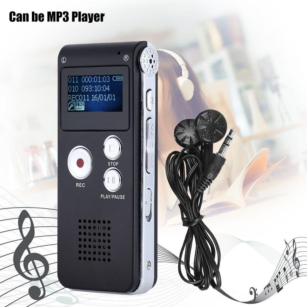 8GB Intelligent Digital Audio Voice Phone Recorder