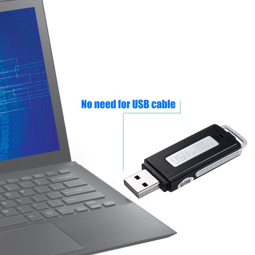 8GB Portable USB Disk Audio Voice Recorder