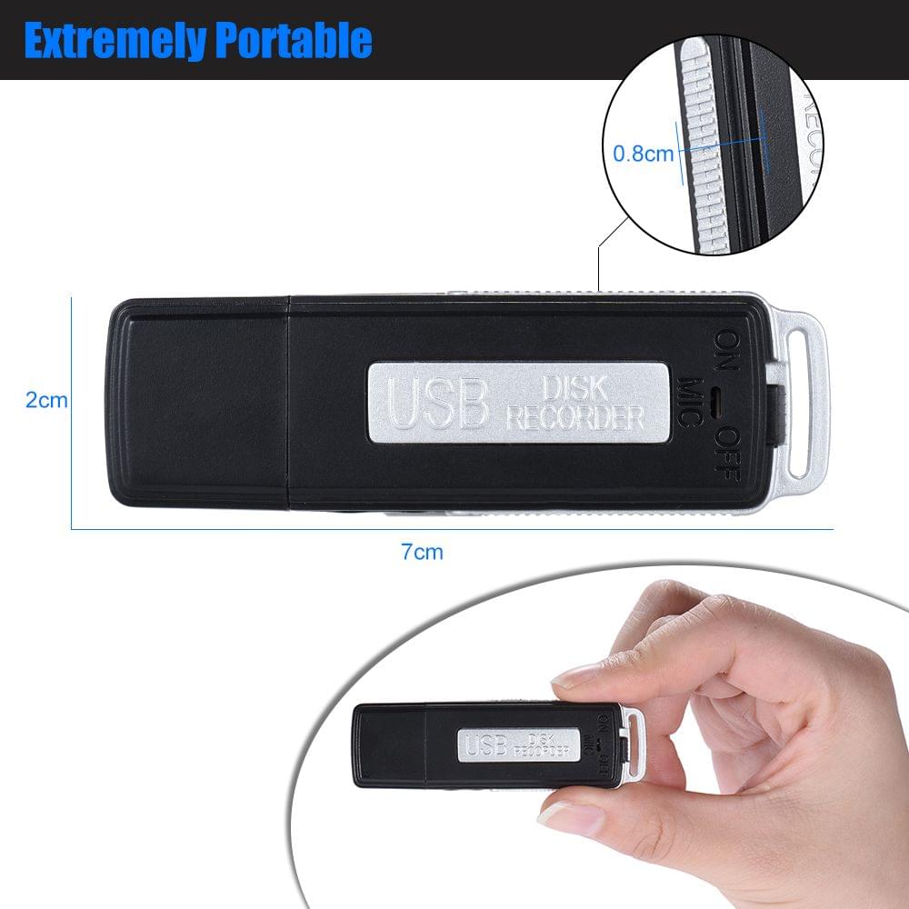 8GB Portable USB Disk Audio Voice Recorder