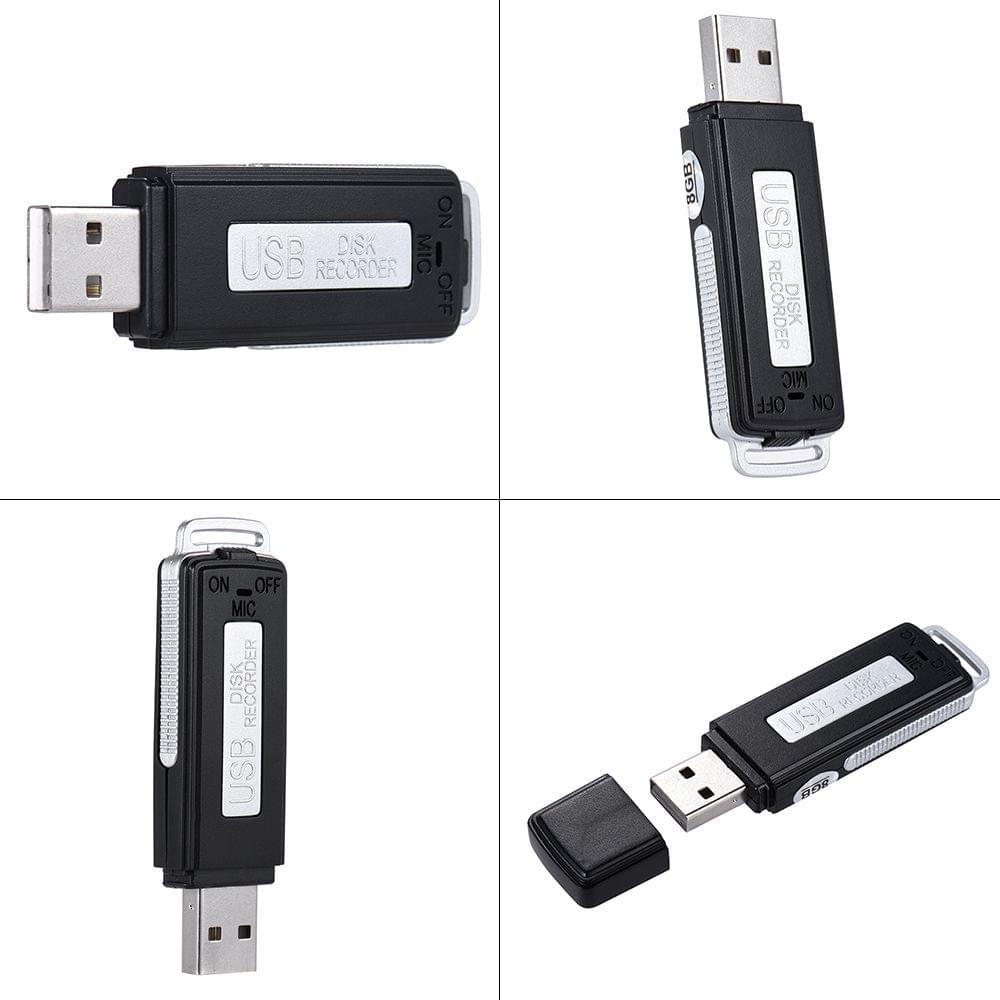 8GB Portable USB Disk Audio Voice Recorder