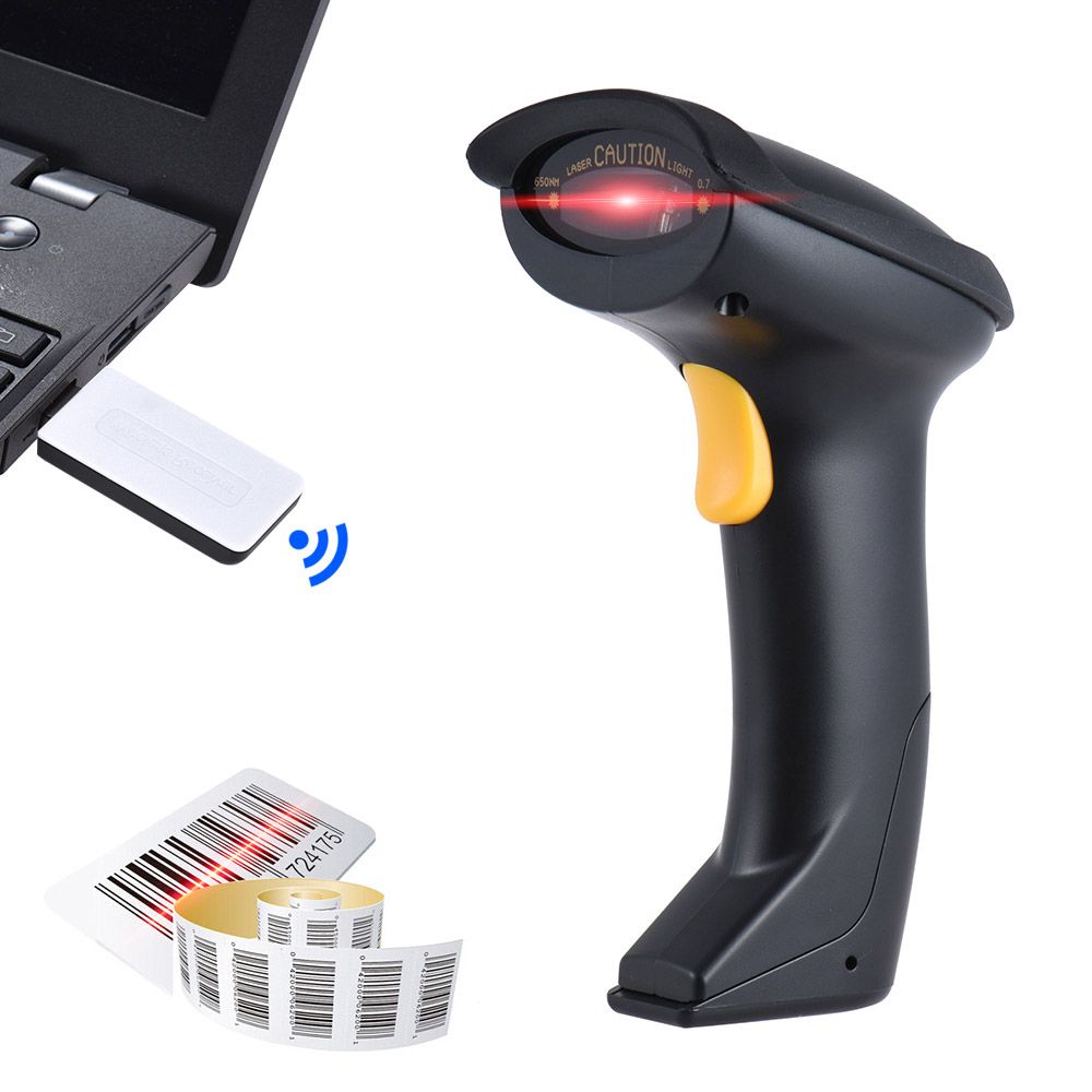 Automatic/ Manual 2.4G Wireless Handheld 1D Barcode Scanner