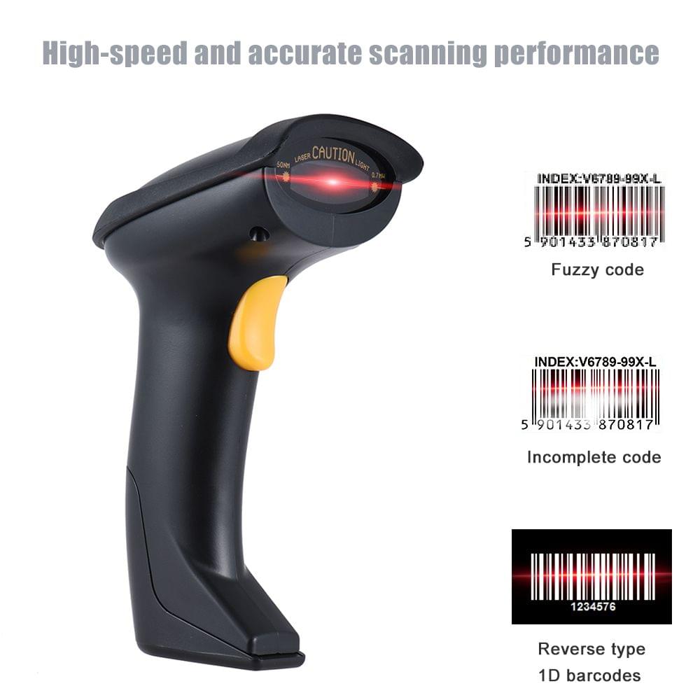 Automatic/ Manual 2.4G Wireless Handheld 1D Barcode Scanner
