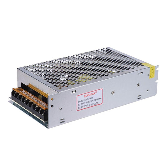 AC 110V/220V to DC 12V 240W 20A Switching Power Supply