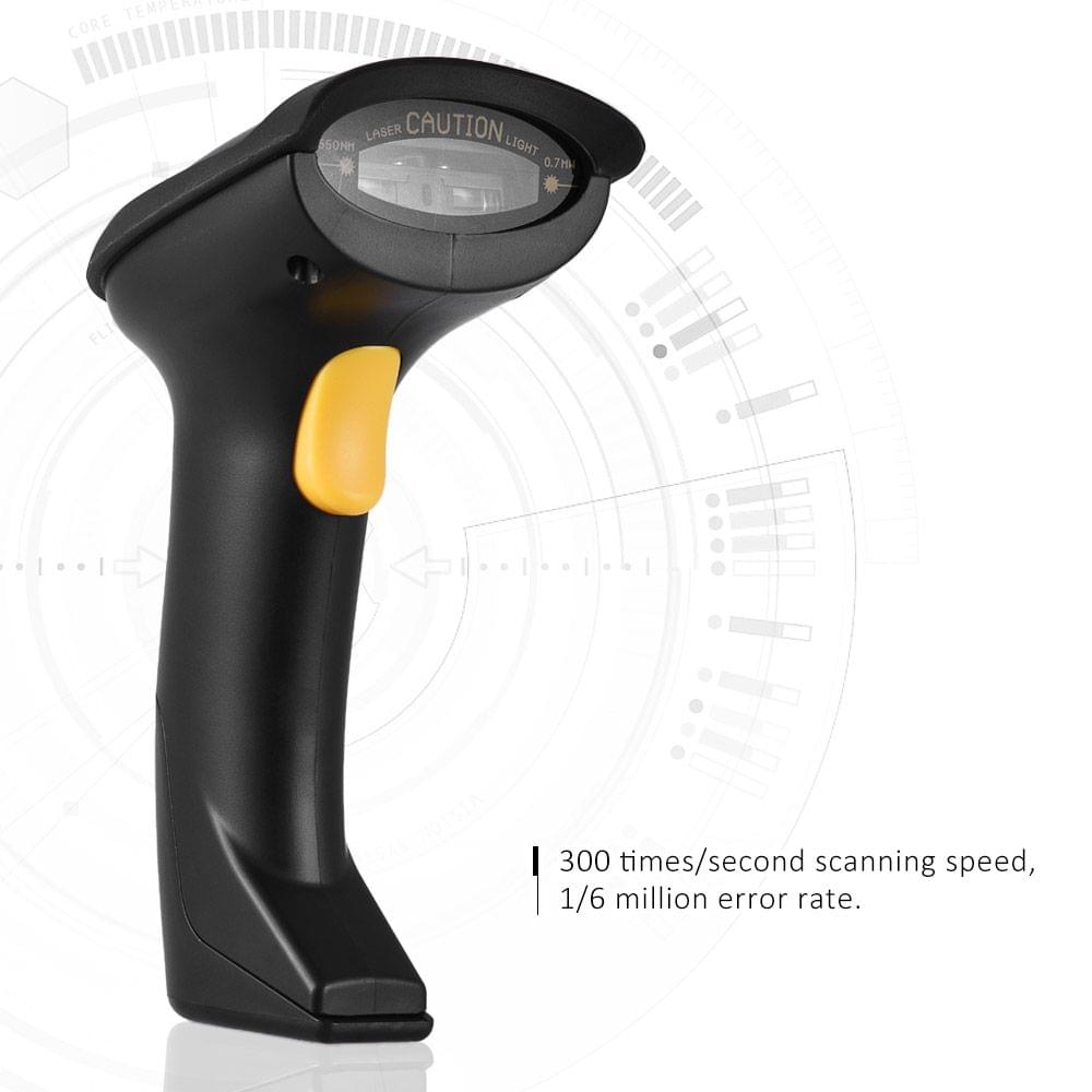 Bluetooth 4.0 Handheld 2.4G Wireless 1D Barcode Scanner CCD