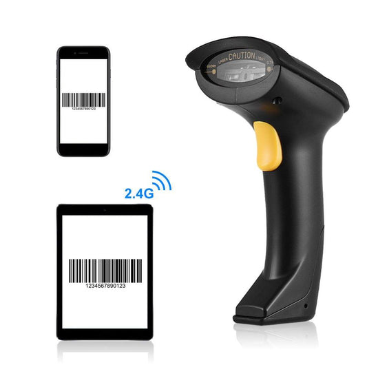 Bluetooth 4.0 Handheld 2.4G Wireless 1D Barcode Scanner CCD