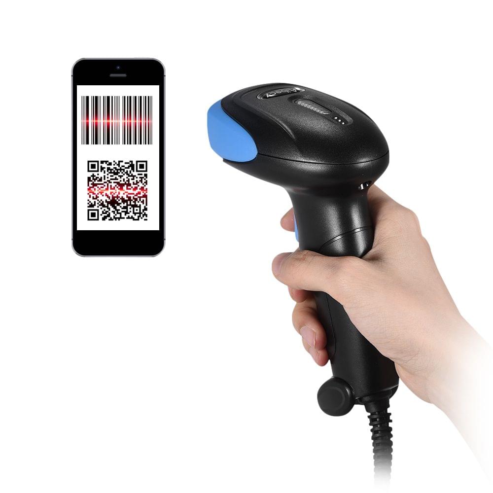 Aibecy Handheld 2D/ QR/ 1D Barcode Scanner Bar Code Reader