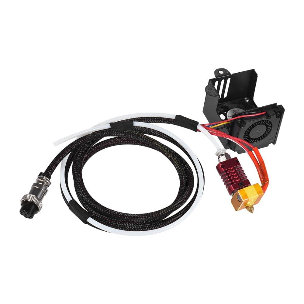 1pc Extruder Kits wth 0.4mm Output Nozzle Double Fans Fan