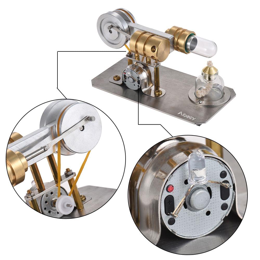 Aibecy Hot Air Stirling Engine Motor Model Electricity
