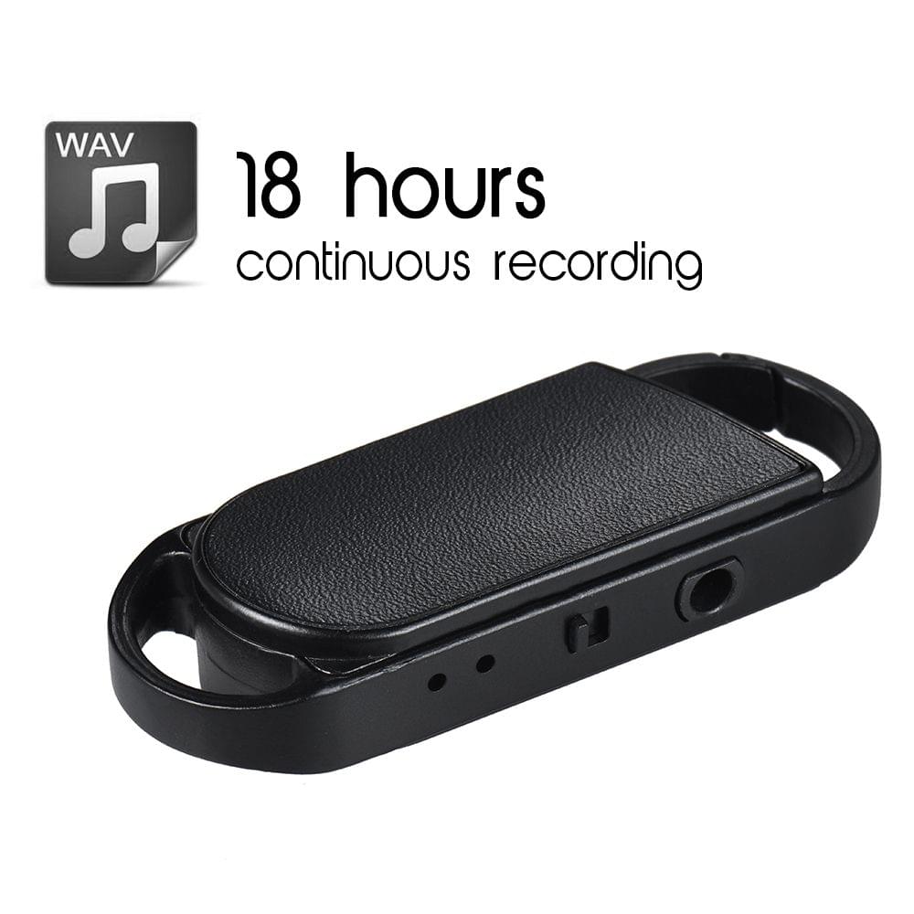 8GB Portable Voice Recorder USB Disk Key Ring Style Audio