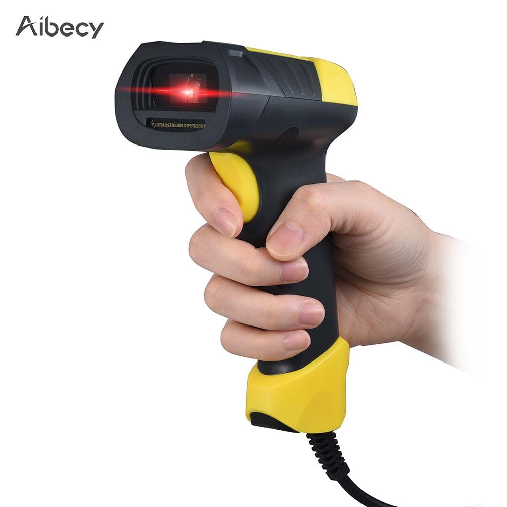 Aibecy A8 Handheld USB Barcode Scanner Bar Code Reader for