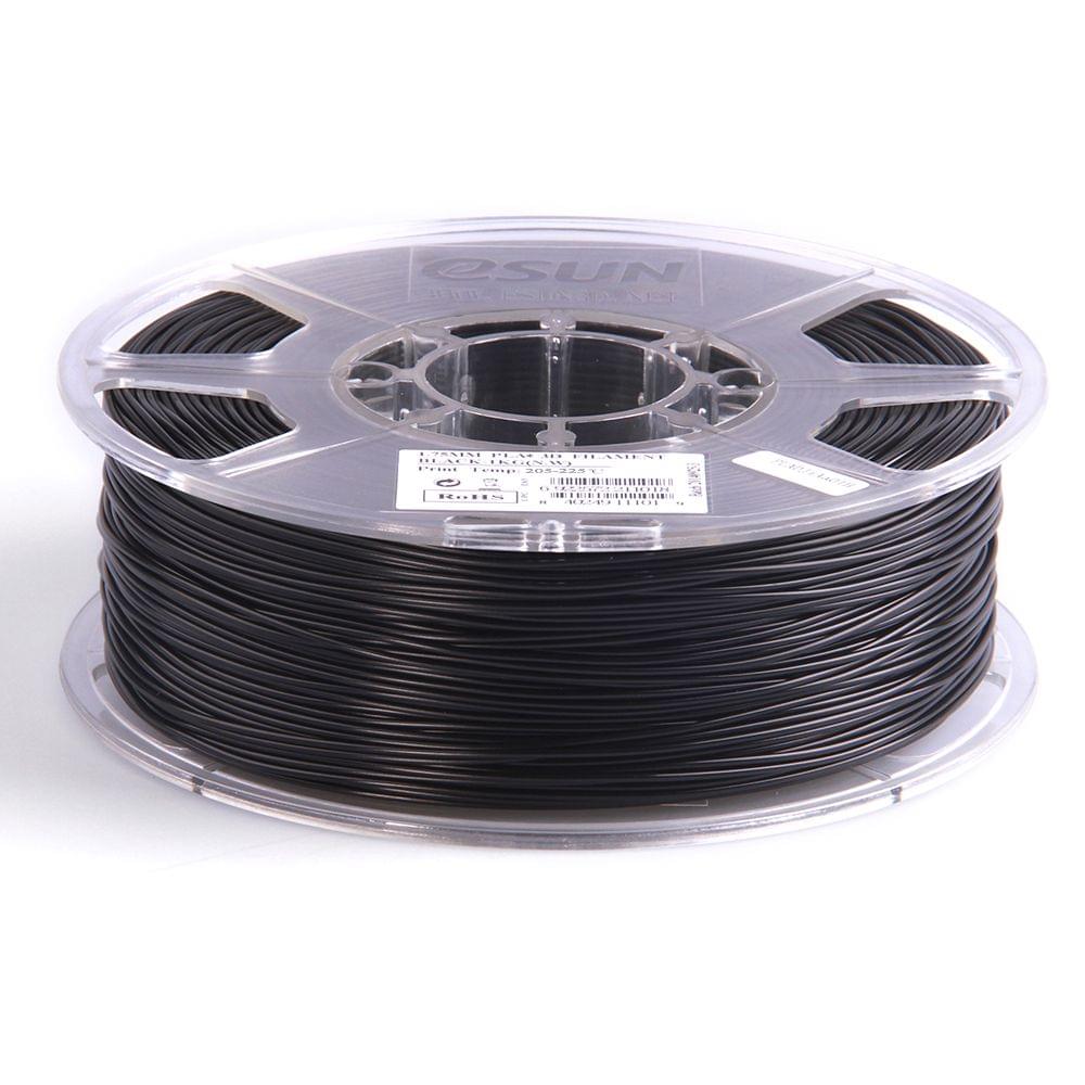 eSUN PLA+ 1.75mm Black 3D Printer Filament Corn Grain