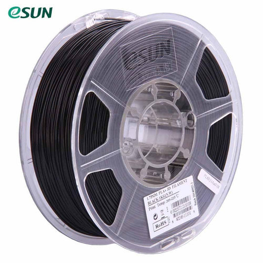 eSUN PLA+ 1.75mm Black 3D Printer Filament Corn Grain