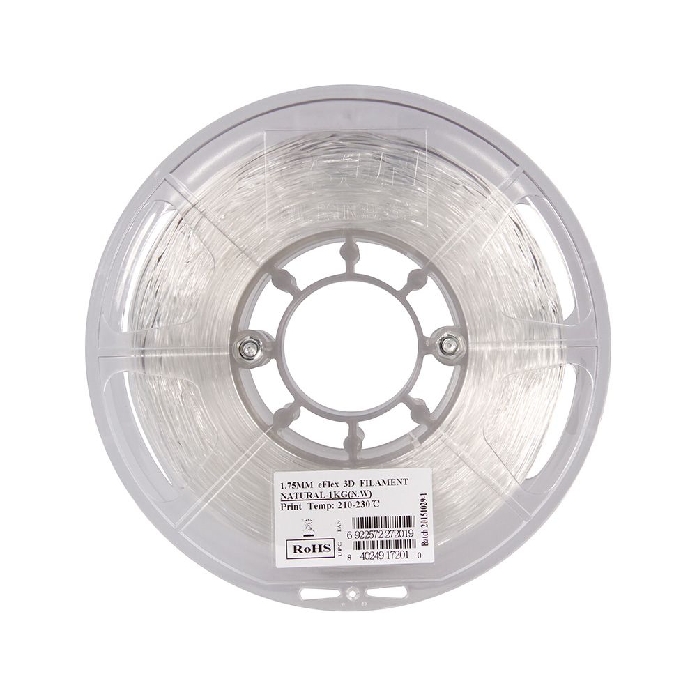 eSUN eFlex TPU Filament 1.75mm 1kg (2.2lb) Spool 3D Printer