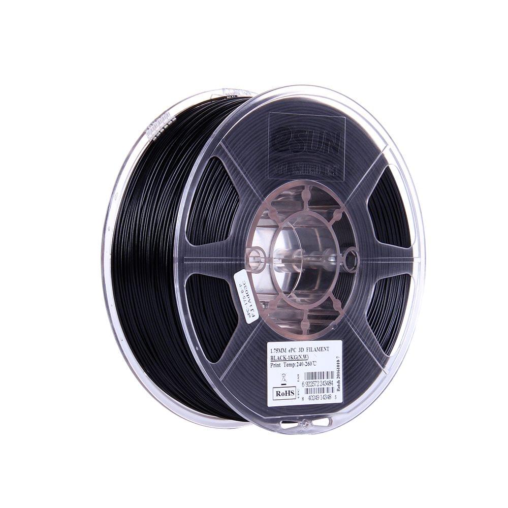 eSUN ePC 1.75mm Filament 1kg(2.2lb) Spool Consumables Black