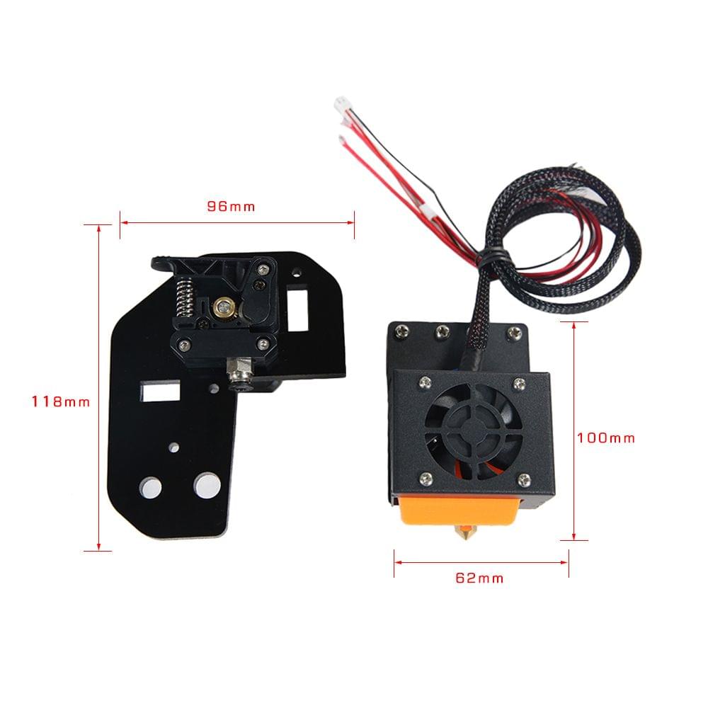 3D Printer Extruder Remote Feeding Kit with 0.4mm Nozzle