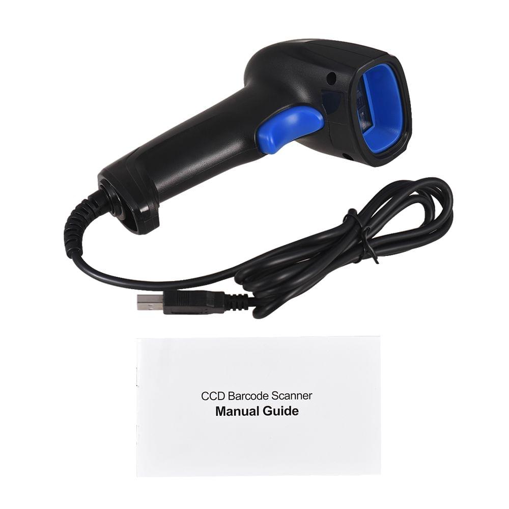 Aibecy Handheld CCD Barcode Scanner Automatic USB Wired 1D