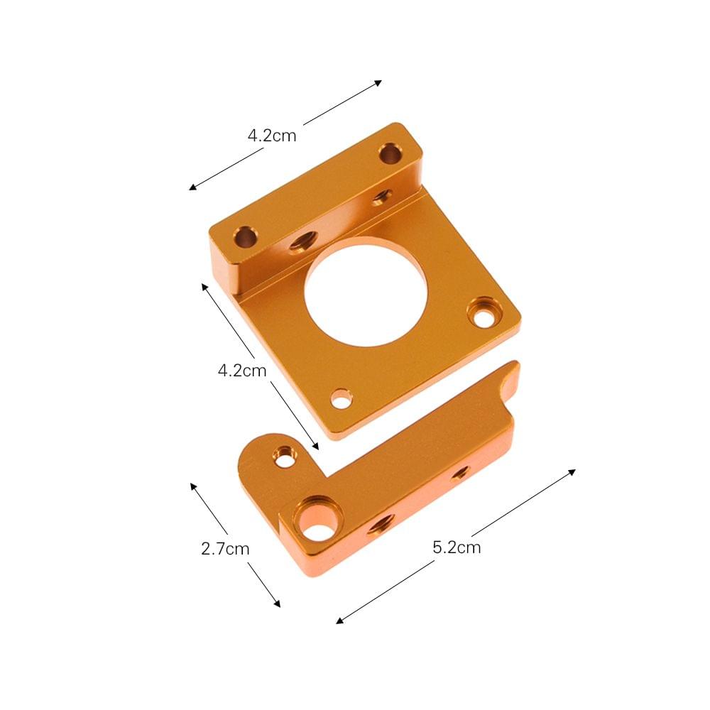 MK8 Extruder Aluminum Alloy Block DIY Kit for 1.75mm - Left Hand