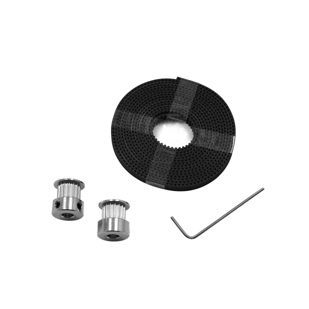 Aibecy 3D Printer Tool Kit 16 Teeth 20 Teeth Timing Aluminum - 20 teeth 8mm pulley&belts&wrench