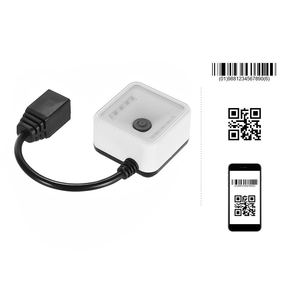 EP7000 Mini 1D/2D/QR Barcode Scanner CMOS Image Scanning - RS232 interface