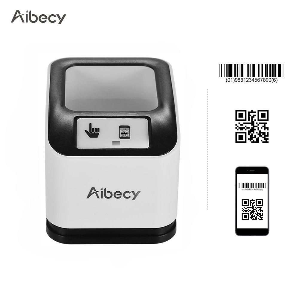 Aibecy 2200 1D/2D/QR Bar Code Scanner CMOS Image Desktop - USB interface