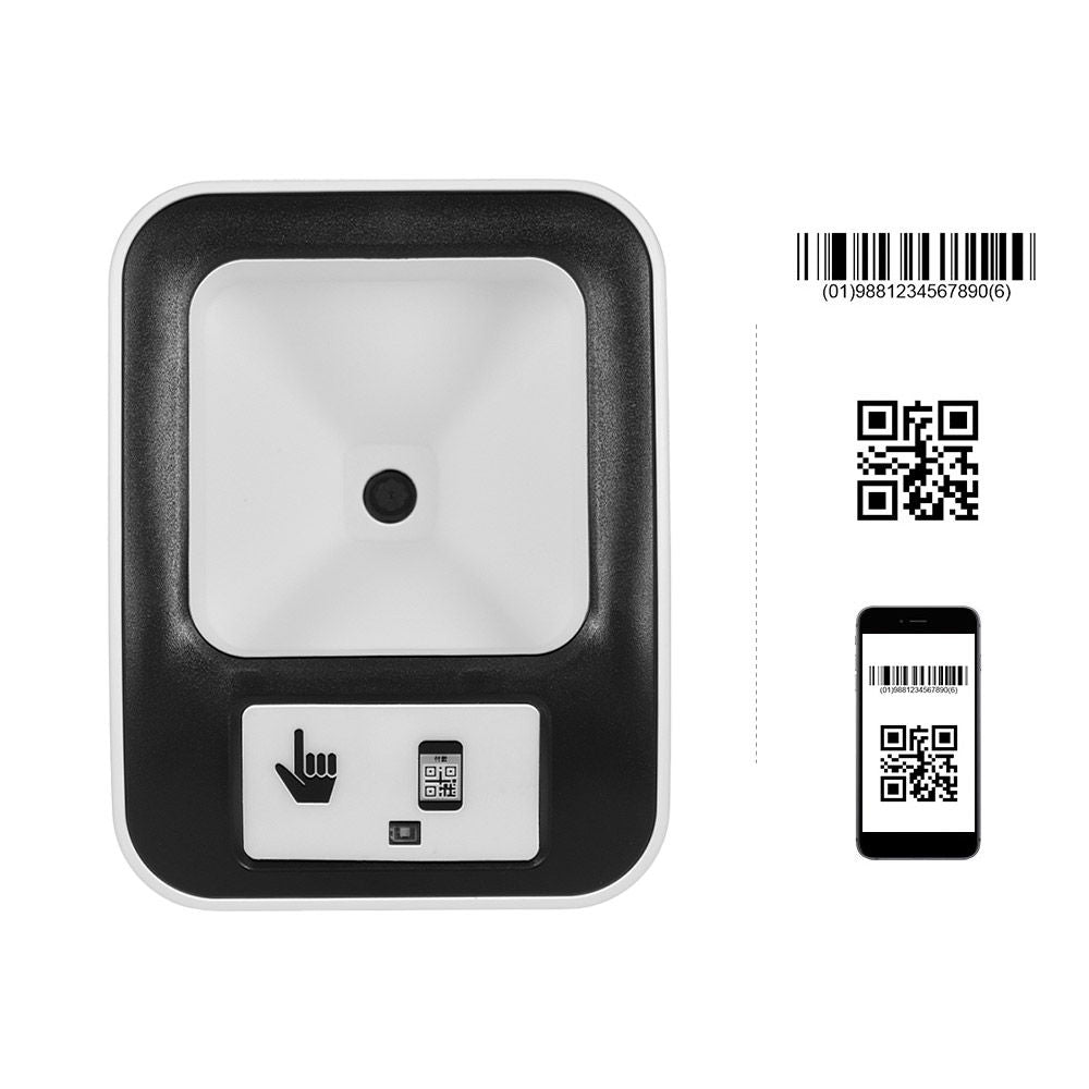 Aibecy 2200 1D/2D/QR Bar Code Scanner CMOS Image Desktop - USB interface