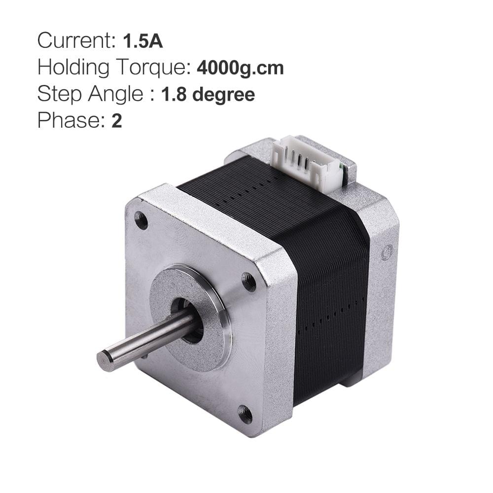 Aibecy 3D Printer 17HS4401 Stepper Motor 1.5A 40N.cm 4-Lead - 1 set of 17HS4401&XH2.54